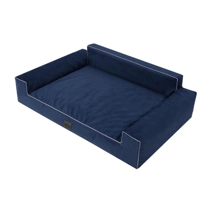 Meilleurs prix pour Lit pour chien coussin lit pour animaux lits de repos sofa pour chiens canapé pour chiens divan sofa bleu marine 78 x 53