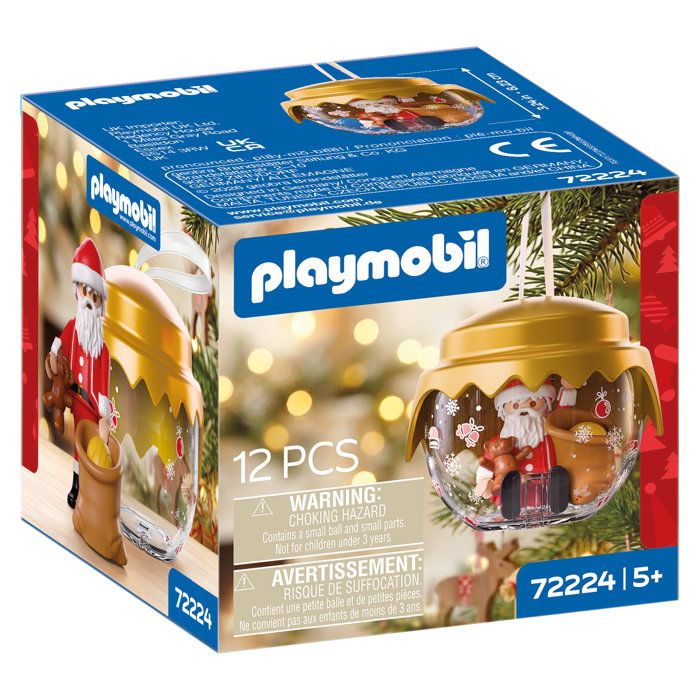 PLAYMOBIL 72224 Boule de Noël : Père Nöel