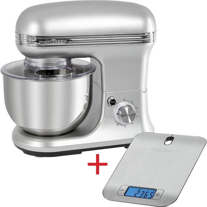 Royal Swiss® Robot Pâtissier 5L - 1500W | 10 Vitesses + Pulse | Mélange