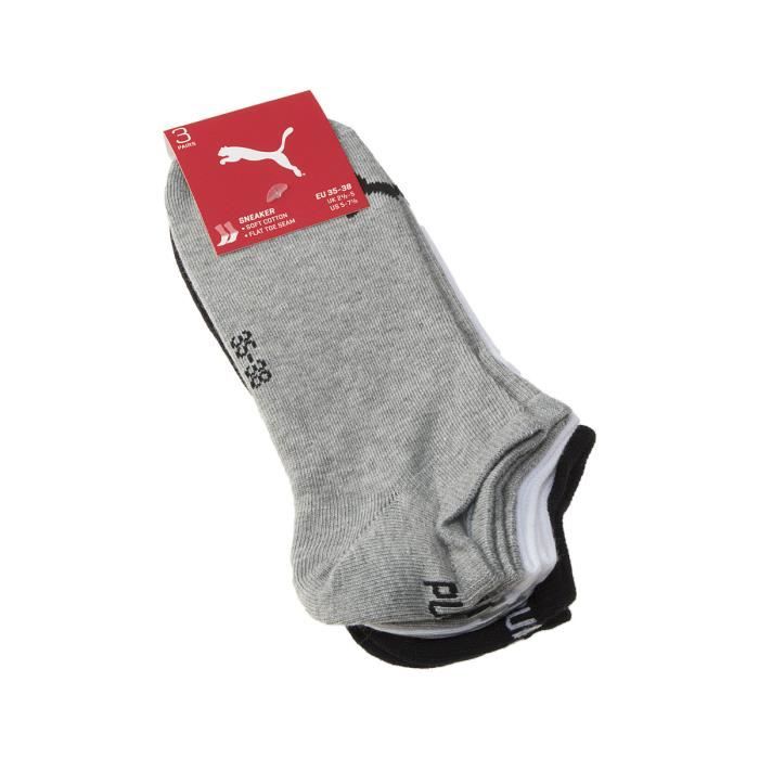 PUMA 2Pck Cat Logo Chaussettes Blanches Pour Femmes - EU 35-38 Blanc -  Cdiscount Prêt-à-Porter