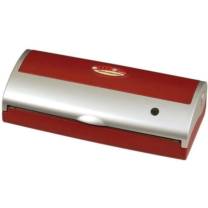 Emballeuse sous vide - REBER - 9342NR - 250W - 32cm - Rouge satin - 10L/min