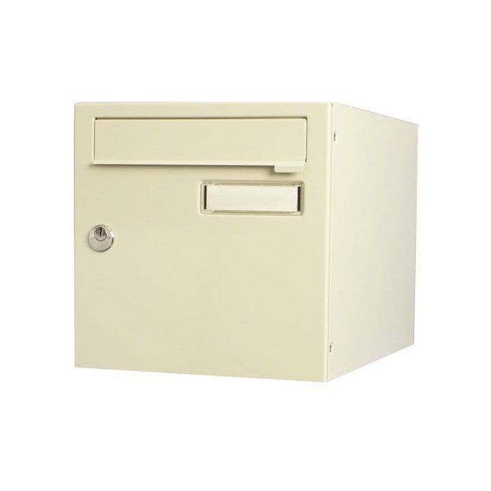 Boîte aux lettres - RENZ - Normalisée - 2 portes - Extérieur - Beige