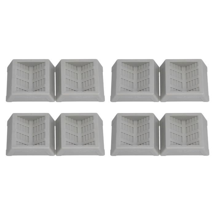 4 X Roulette Tasses Protection Sol Gliderslarge Marron Avec
