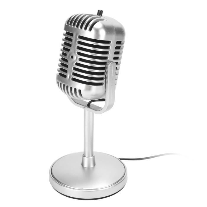 Shipenophy microphone rétro Microphone Vintage à condensateur rétro