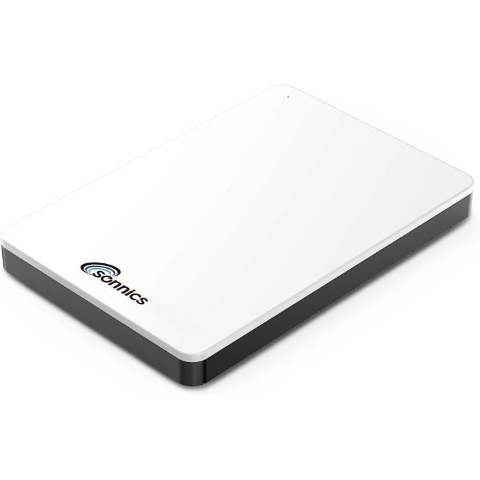 Externe Hdd USB 3.1 Draagbare Harde Schijf External Hard Drive Sonnics 1TB USB 3.1 Type C Externes Portable Durs Disques Pour Fenêtres PC, Mac, Smart TV, Xbox One/Série X & PS4 /PS5