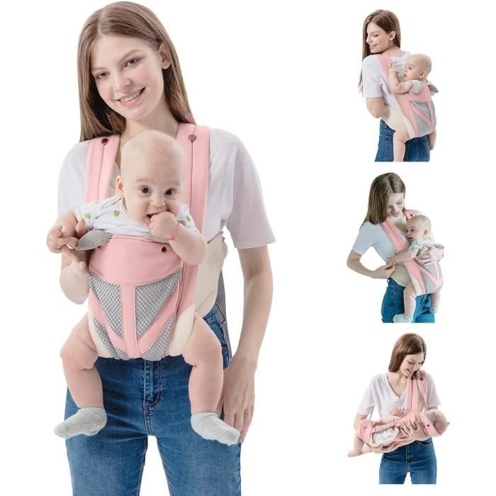 Porte Bebe Momcozy Écharpe De Portage Bébé 0-36 Mois Respirante