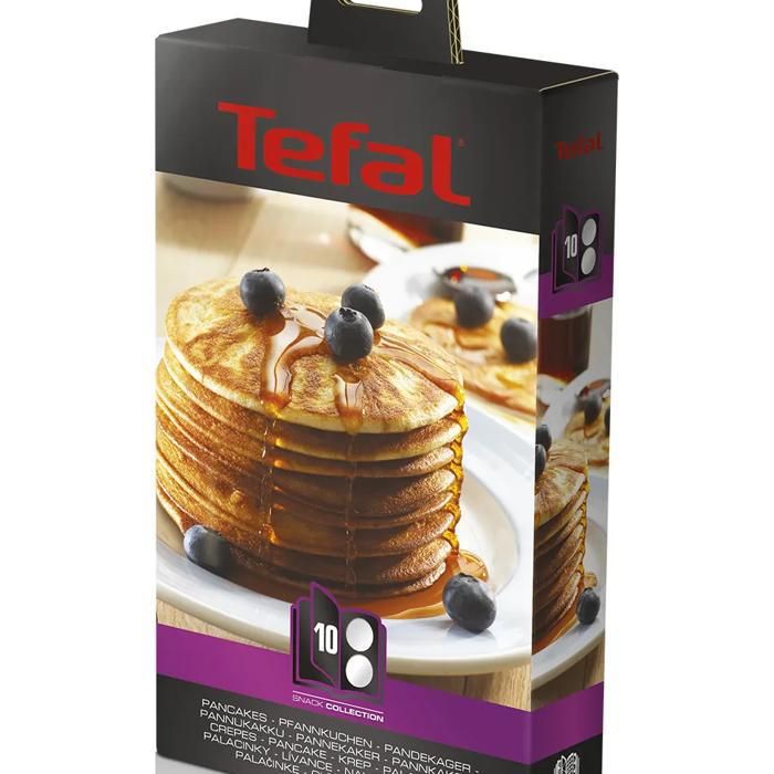 Tefal Accessoires Xa801012 Lot De 2 Plaques Pancakes Snack