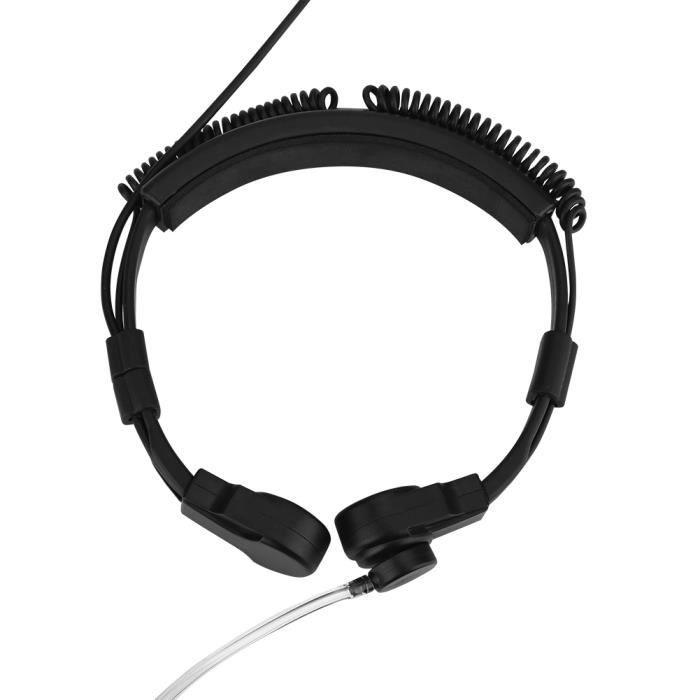 Casque Portable Double Spirale Anti-radiation, Tube Acoustique Doux Et