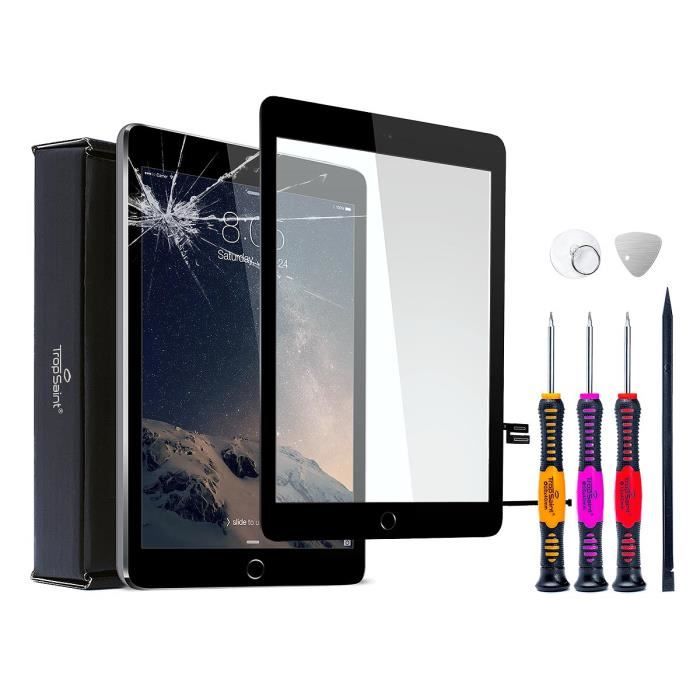Écran Tactile Remplacement IPad 2 A1395 - Digitizer Avec Bouton Home Et Outils Inclus - Blanc