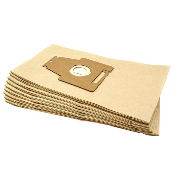 vhbw Lot de sacs (papier) + filtre avec 24 pièces remplacement pour Rowenta  ZR003901 pour aspirateur