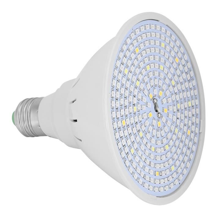 Riuty Lampe de Croissance,290 LED E27 Ampoule Plante Grandissante Spectre Intérieur Complet de la Lumière pour Le Jardin Intérieur Légumes Fleurs Fruits 