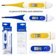 Thermomètre digital flexible - Simple et fiable - Envoi aléatoire en jaune et bleu-1