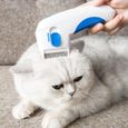 Peigne anti-poux électrique KEENSO - Massage d'isolation sûr - Pour animaux de compagnie - Blanc-1