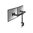 NEWSTAR Full Motion Dual Desk Mount (clamp) FPMA-D960D - Montage sur bureau pour 2 écrans LCD (bras réglable) - Noir-1
