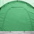 Tente de camping 6 personnes Bleu et vert MEN-1
