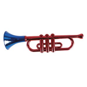 Trompette En Si Bémol Pour Débutants - En Plastique ABS Léger - Rouge - Instrument De Musique