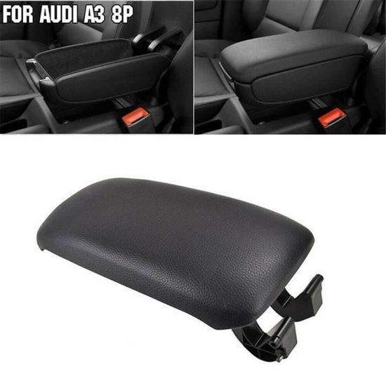Housse Accoudoir Central Pour Toyota Yaris Cross (2020-2025) - En Cuir, Mousse Mémoire De Forme - Noir