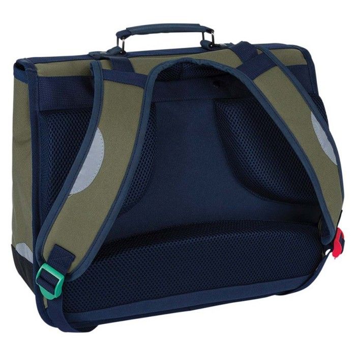 Kickers Cartable garcon 38cm Classic Boy kaki 11807 Cdiscount Bagagerie Maroquinerie