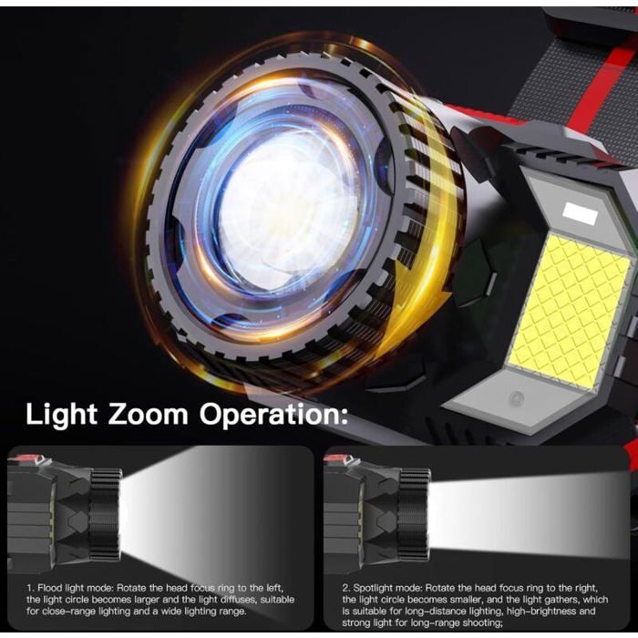 Lampe Running Enkifun Lampe Frontale Rechargeable 22000 Lumens - 10 LED - IPX4 Imperméable - 10 Modes Enkifun Frontale Outdoor Lampe Running Enkifun Lampe Frontale Rechargeable 22000 Lumens - 10 LED - IPX4 Imperméable - 10 Modes Enkifun Frontale Outdoor