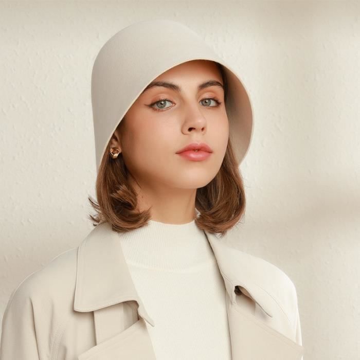 chapeau cloche femme