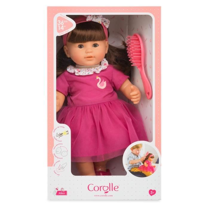 Poupon Alice 36cm Corolle Longs cheveux faciles coiffer D s