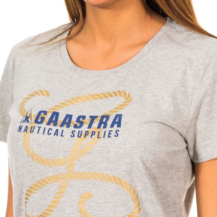 Gaastra chemise manches courtes Gris Cdiscount Pr t Porter