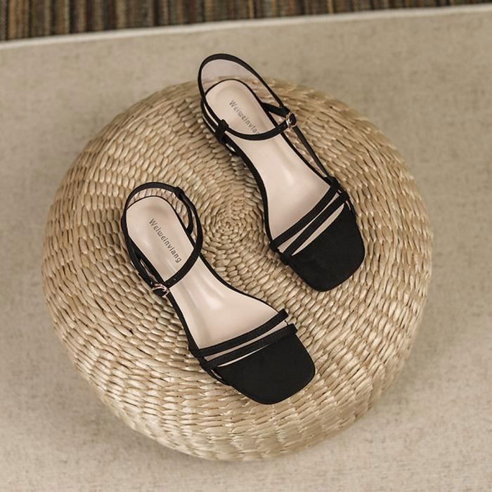 Chaussures plates noires top