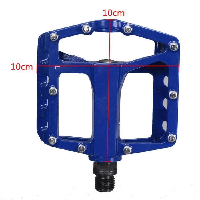 Dokpav Pédales Antidérapantes En Alliage D’aluminium – 2 Pièces Pour BMX, VTT, Vélo De Route, Essieu 3/8″