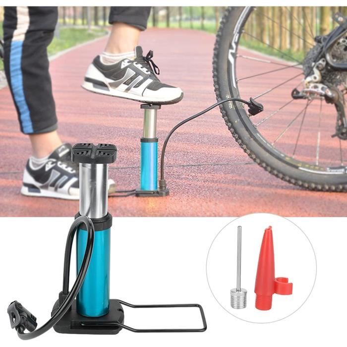 Mini Bike Pompe à Pied Portable Pompe à air Pompe de Pneu de vélo et Vanne  Gonflable Compatible Valve Universelle Presta et Schrader