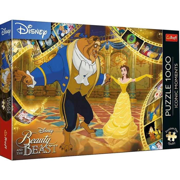 Puzzle - TREFL - Iconic Moments - La Belle et la Bête - 1000 pièces ...