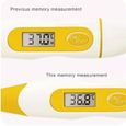 Thermomètre digital flexible - Simple et fiable - Envoi aléatoire en jaune et bleu-2