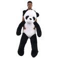 Peluche panda géante 160 cm ultra moelleuse et très douce, idéal en cadeaux de mariage, baptême ou anniversaire-2