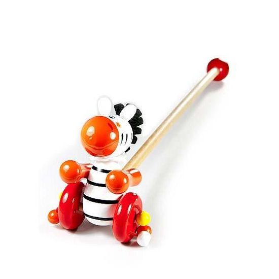 Traditionnel Zebre Peint A Pousser En Bois Par Cdiscount Puericulture Eveil Bebe