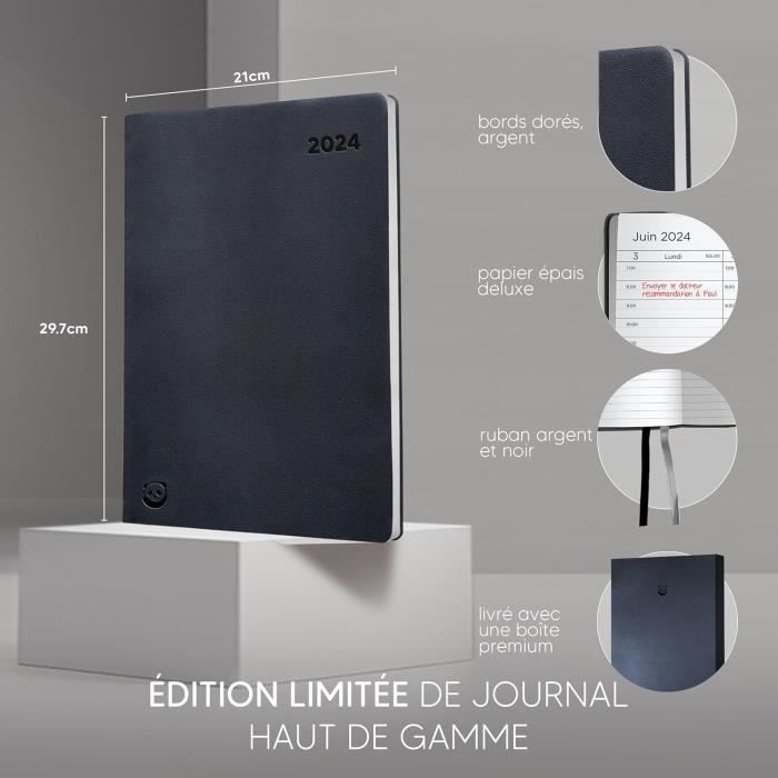 SIGEL J4124 Jolie Agenda semainier 2024, couverture rigide, 9,5 x 15 cm,  174 pages,[S126] - Cdiscount Beaux-Arts et Loisirs créatifs