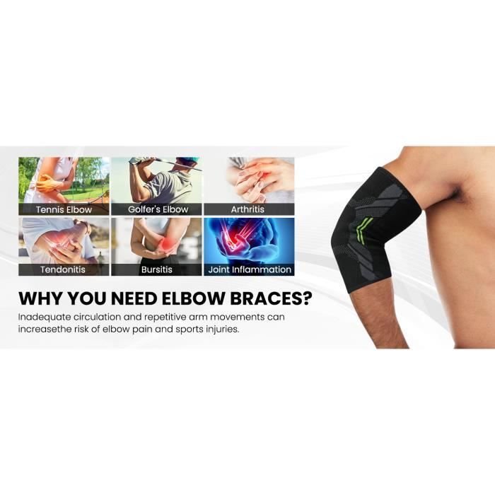 2PCS Coudiere Epicondylite, Tendinite Coude, Coudiere Pour