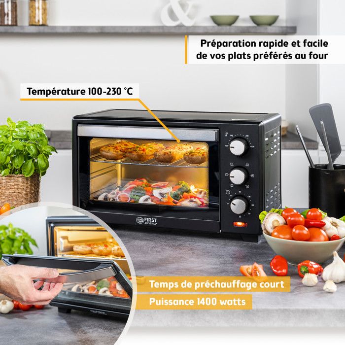 Mini Four Electrique Chaleur Tournante Carrefour