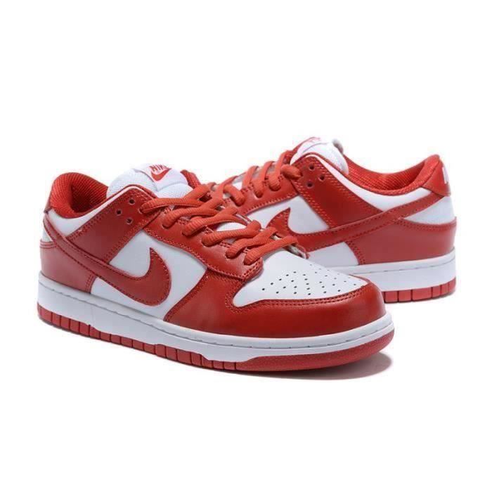 Chaussures de sport Nike SB Dunk Low Blanc Rouge Or Couleurs Multiples Couleurs multiples Cdiscount Chaussures