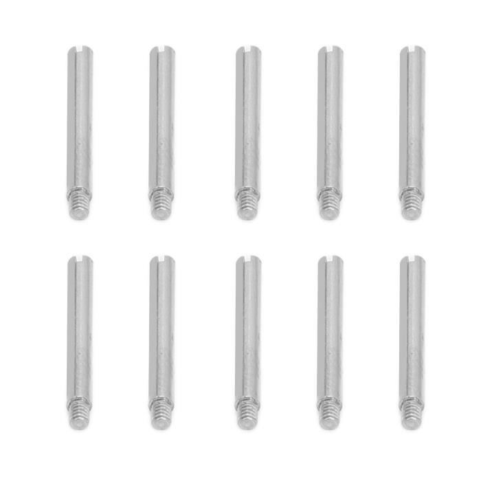 Kit De Réparation Bracelet Montre - 10 Tailles De Goupilles Et Tubes En Acier Antirouille | Accessoires Pour Remplacement Bracelet Montre