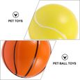 12pcs Elastic Pet Toy jouet chien PU ballon Training pour Infoor-3