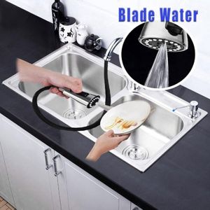 Pommeau De Douche Extractible Pour évier Avec Bouton D'arrêt