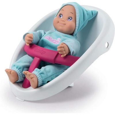 Smoby Minikiss Baby Walker 3 en 1 Trotteur Enfant Poussette Siege pour Poupons et Poupees Ceinture de Maintien Systeme d Cdiscount Sport