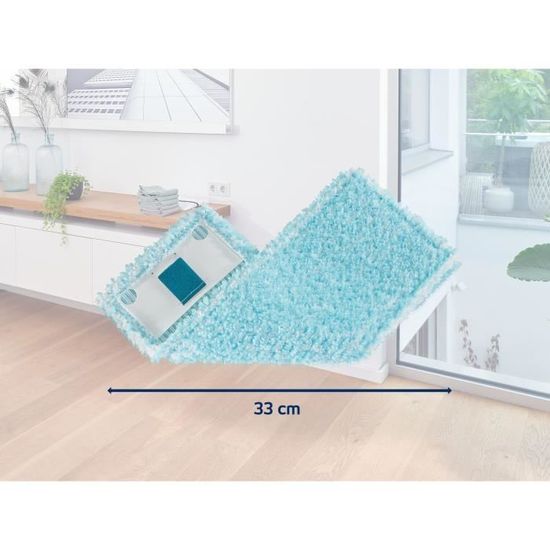 Coussinets Lavables Pour Serpillère Plate - Housses Microfibre, Remplacement Facile, Lot économique