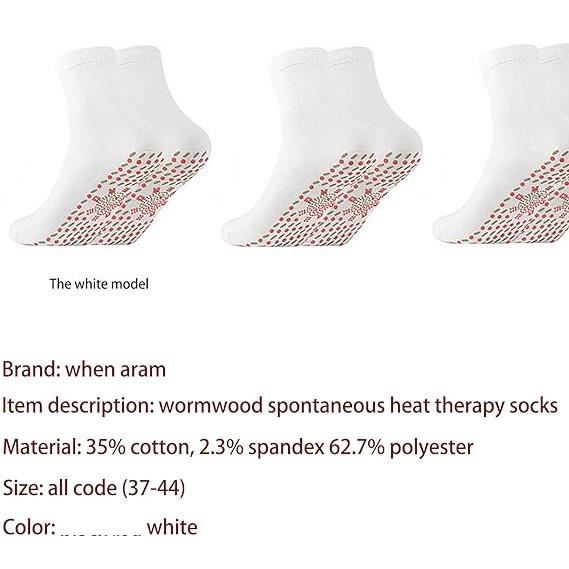 Chaussettes Chauffantes,Chaussettes D'hiver Auto-Chauffante Femme Homme