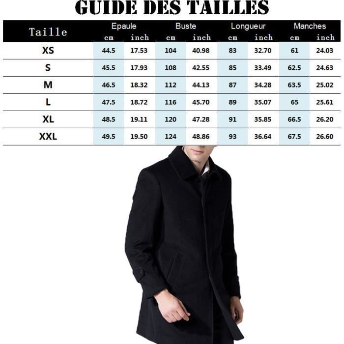 Longueur manteau homme sale
