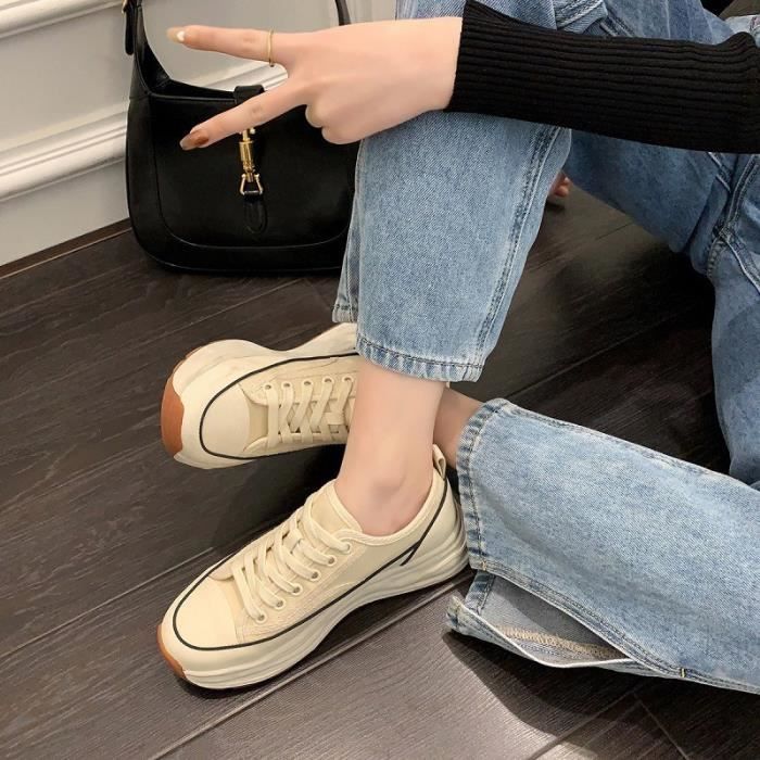Baskets avec semelles outlet épaisses à lacets