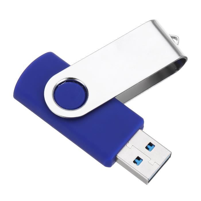 Clé USB 3.0 avec Cache métallique Rotatif à Personnaliser