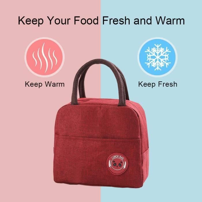 Itslife Sac Isotherme Enfant Et Adulte Bleu - Petit Sac Lunch Portable Triple Isolation