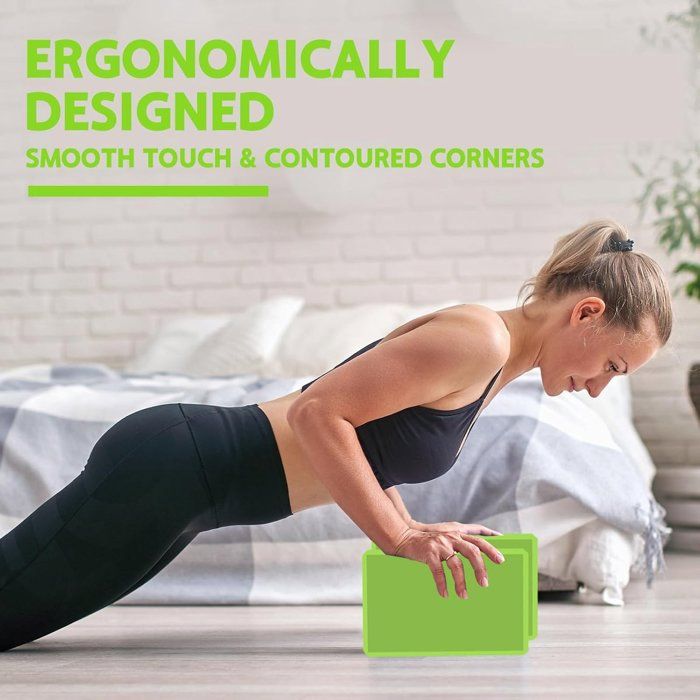 Yoga Studio Bloc Mousse EVA Haute Densité - Antidérapant Pour Pilates Et Yoga