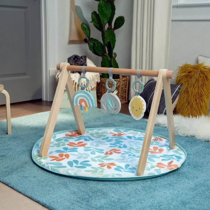 Tapis D'Éveil Ingenuity Sheppy's Spot - Avec Arche Amovible, 5 Jouets, Lavable Machine, Dès Naissance