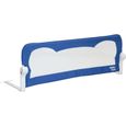 Barrière de sécurité - ib style® - FINN - barrière de lit 120cm - Bleu-0